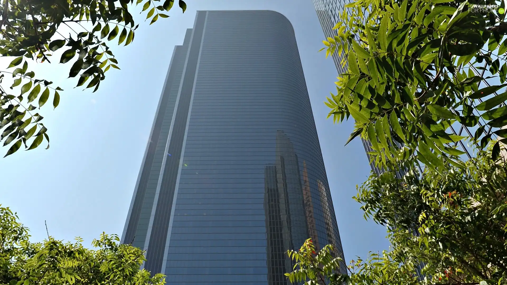 scraper, clouds