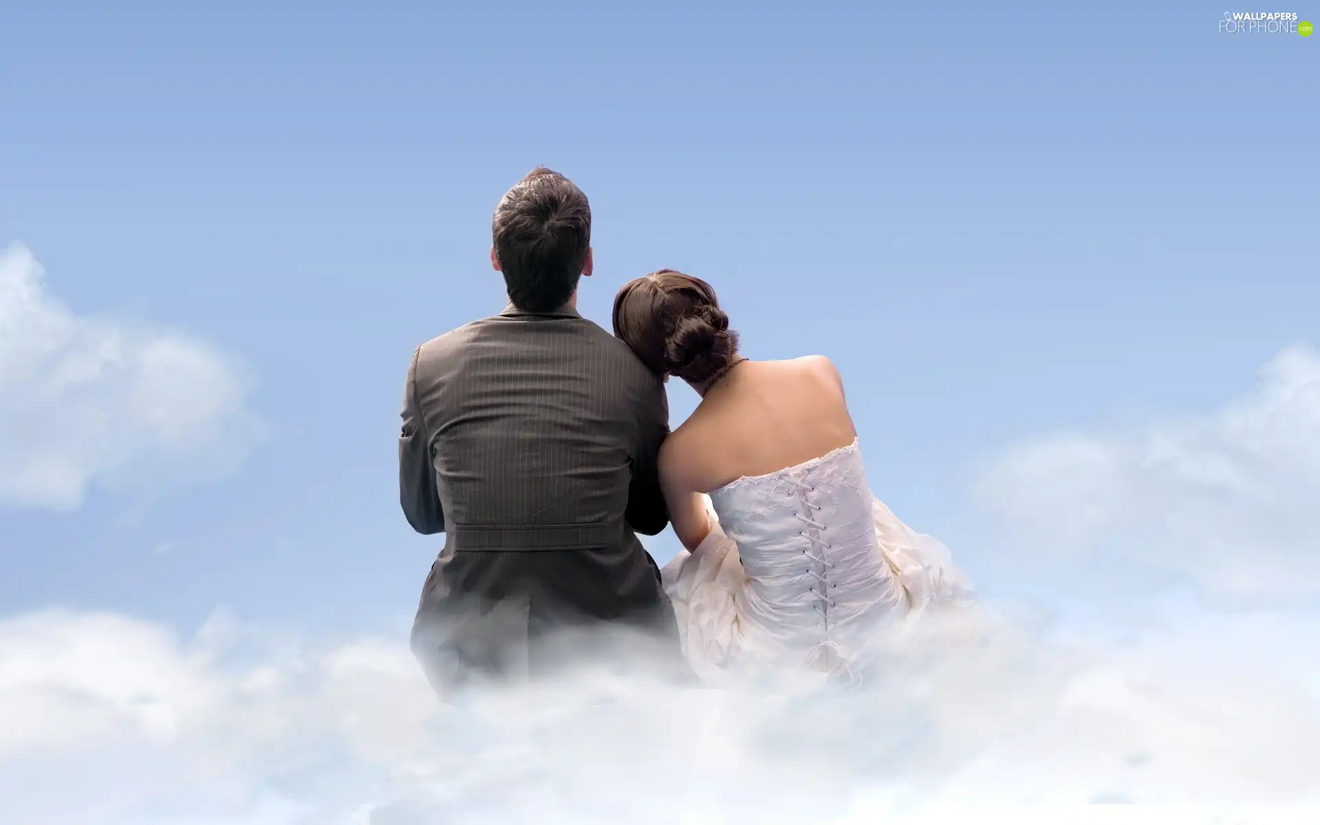 Steam, Sky, clouds, young