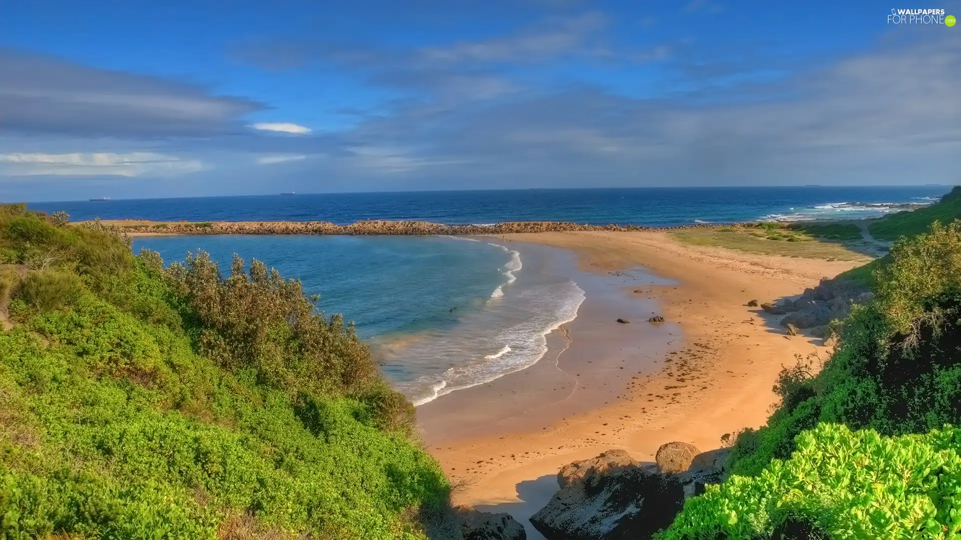 Coast, sea, Beaches