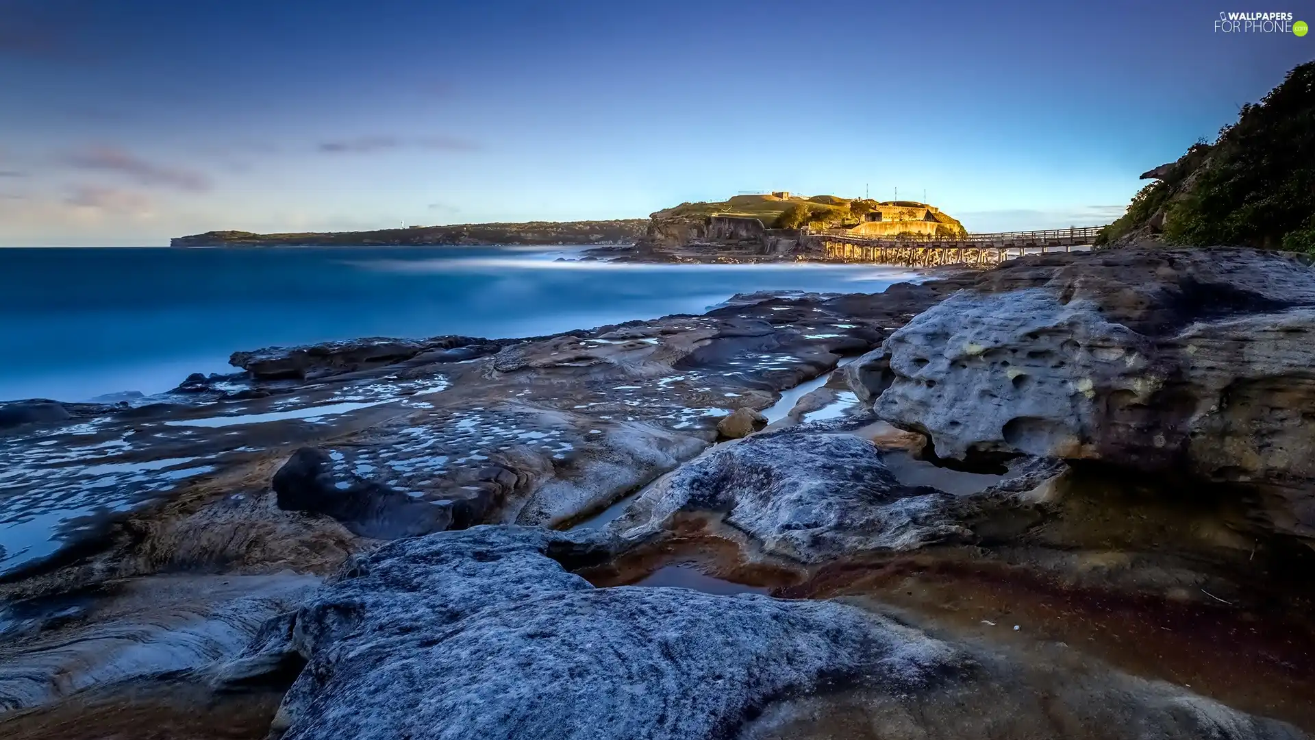 Coast, sea, rocks