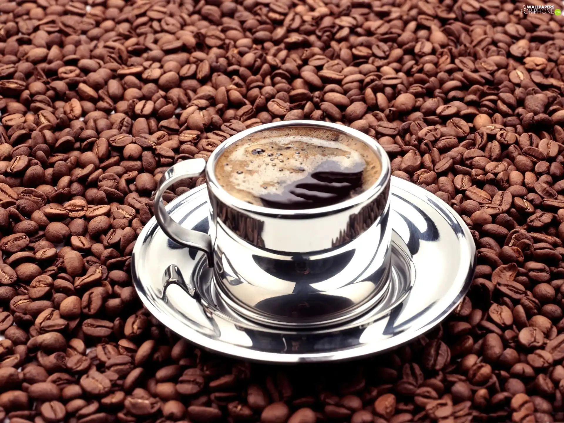 Toyota Silver, grains, coffee, cup