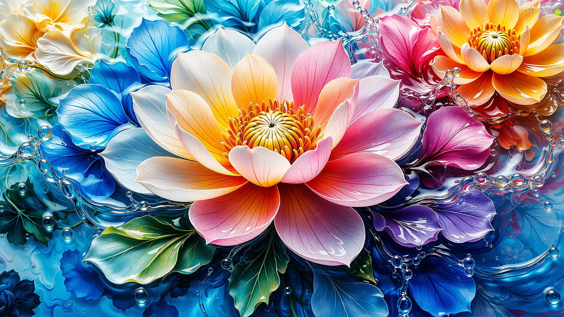 bloom, Flowers, Ai, color