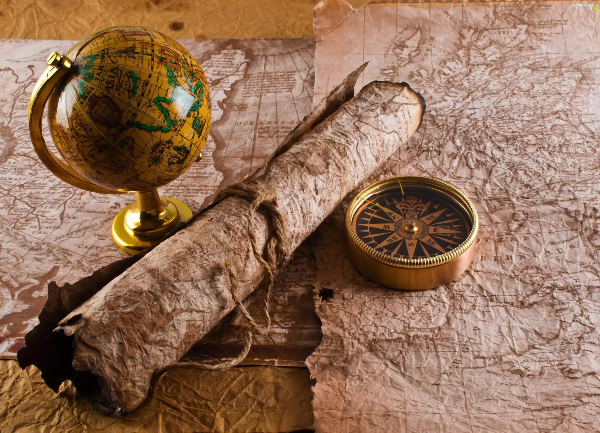 compass, Maps, globe