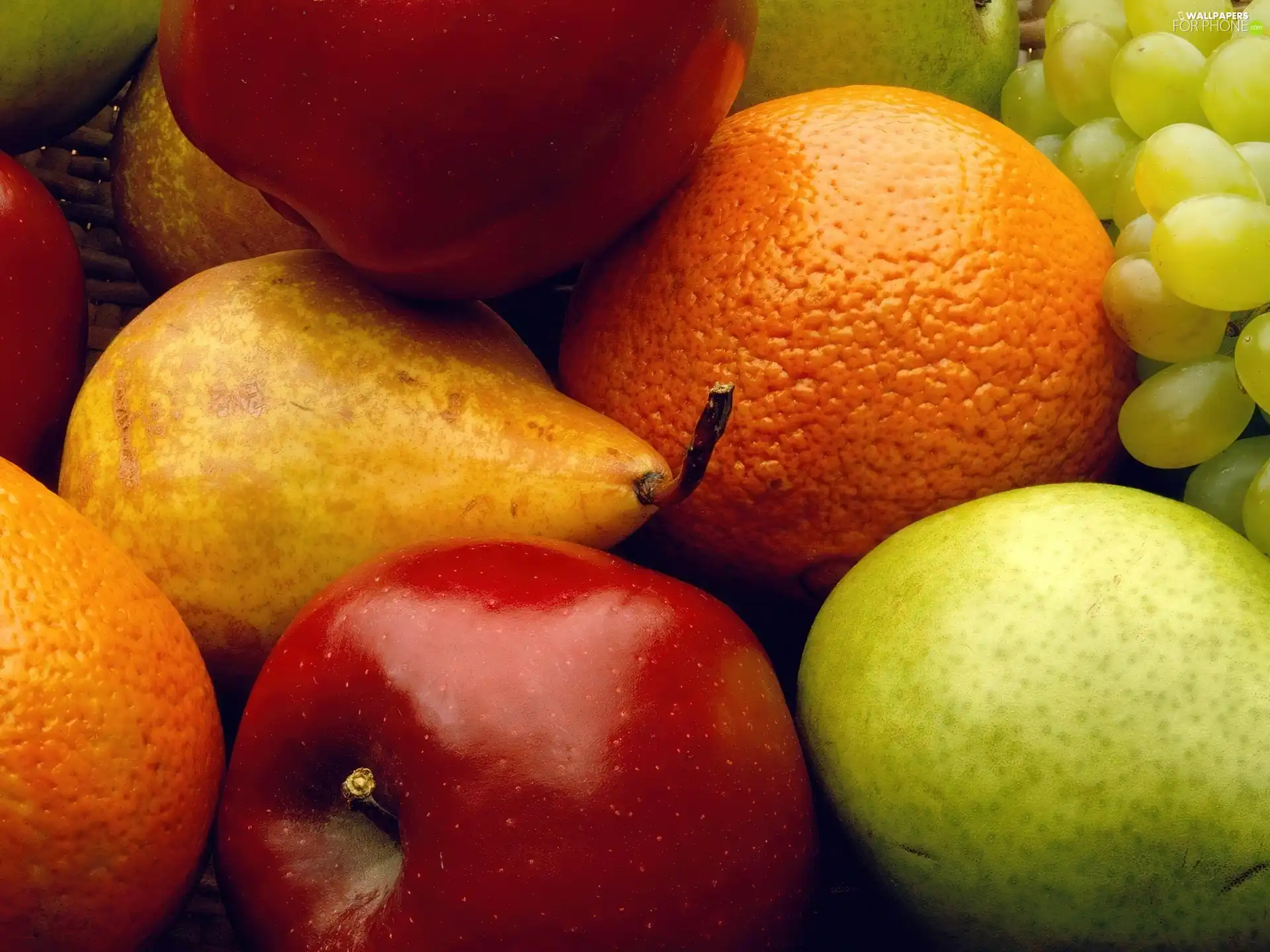 truck concrete mixer, orange, Fruits, apples, color