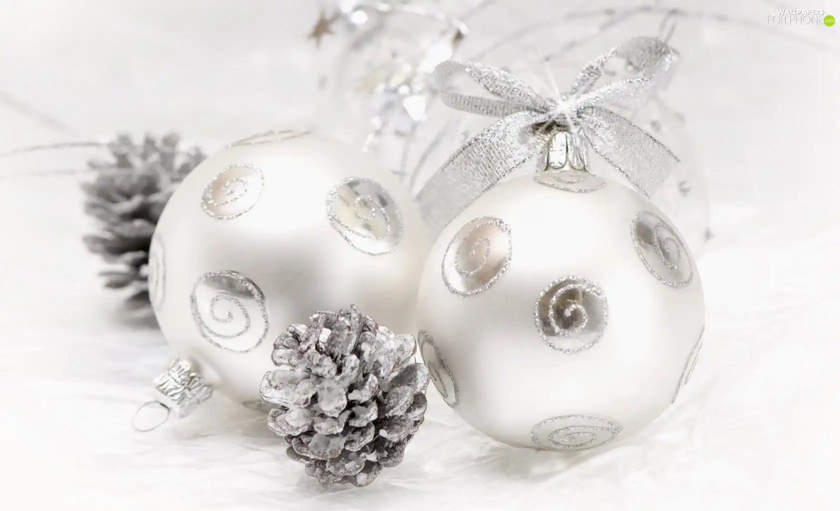 baubles, cones