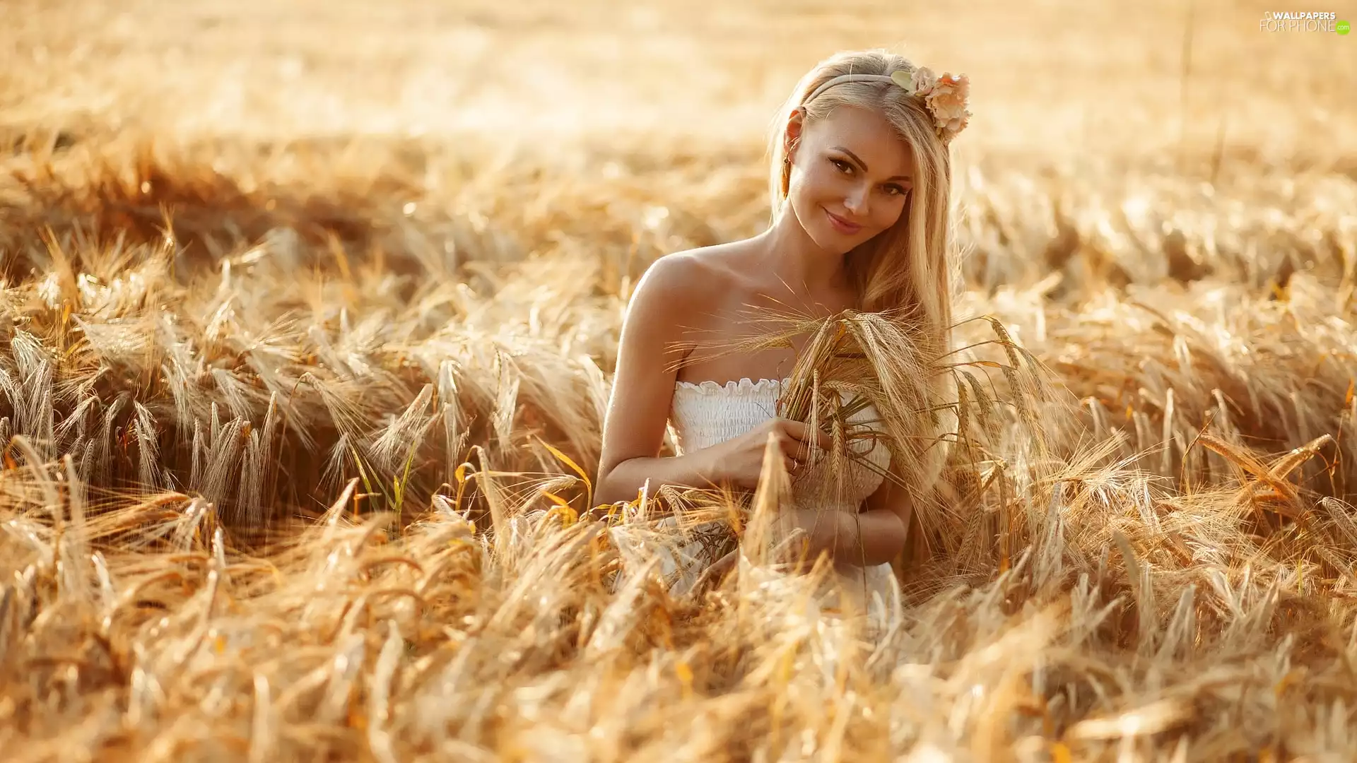 corn, Women, Blonde