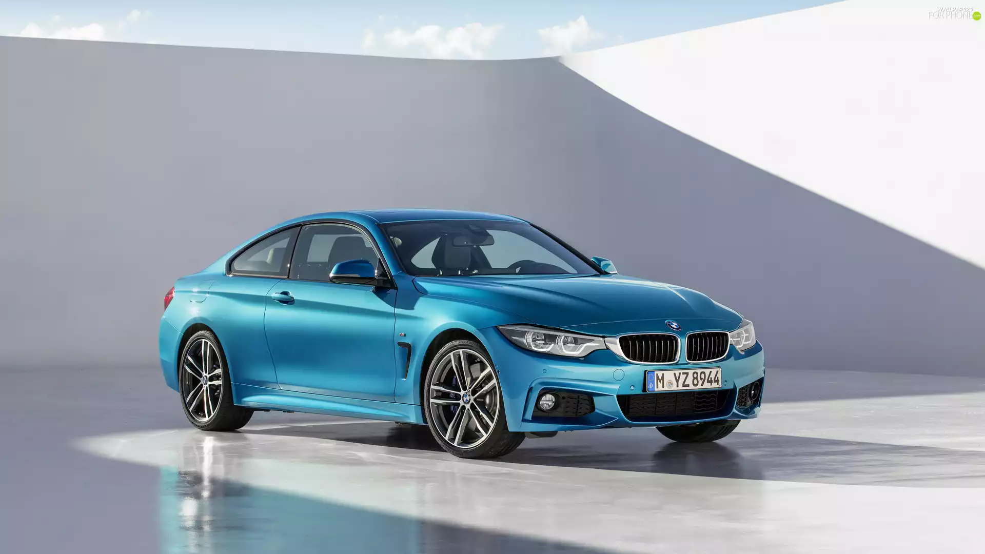 turquoise, coupe, 2013, BMW F32