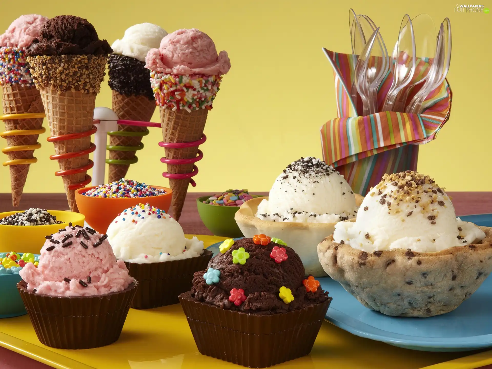 color, ice cream