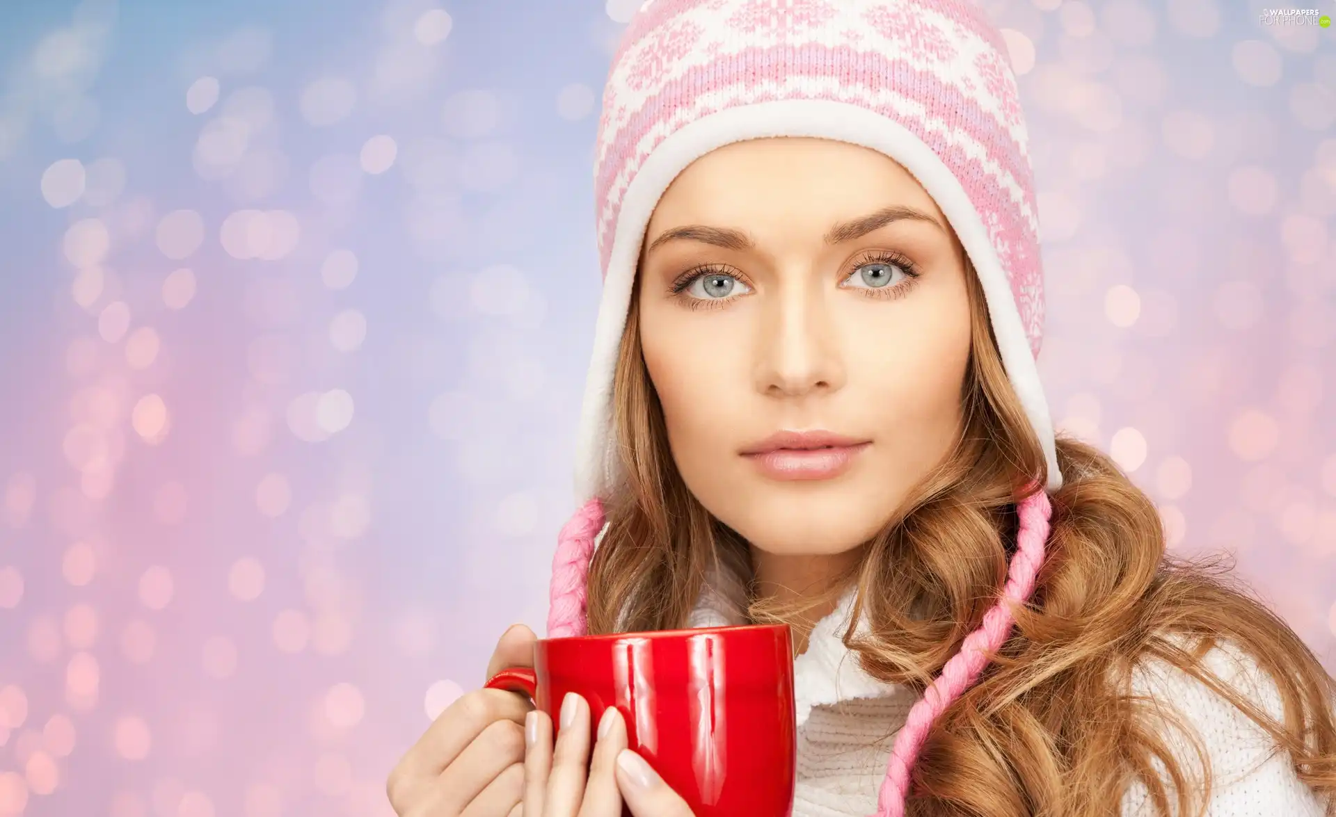 Cup, Women, Hat