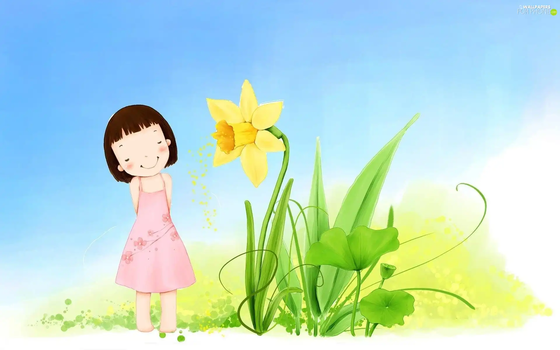 Kid, Daffodils