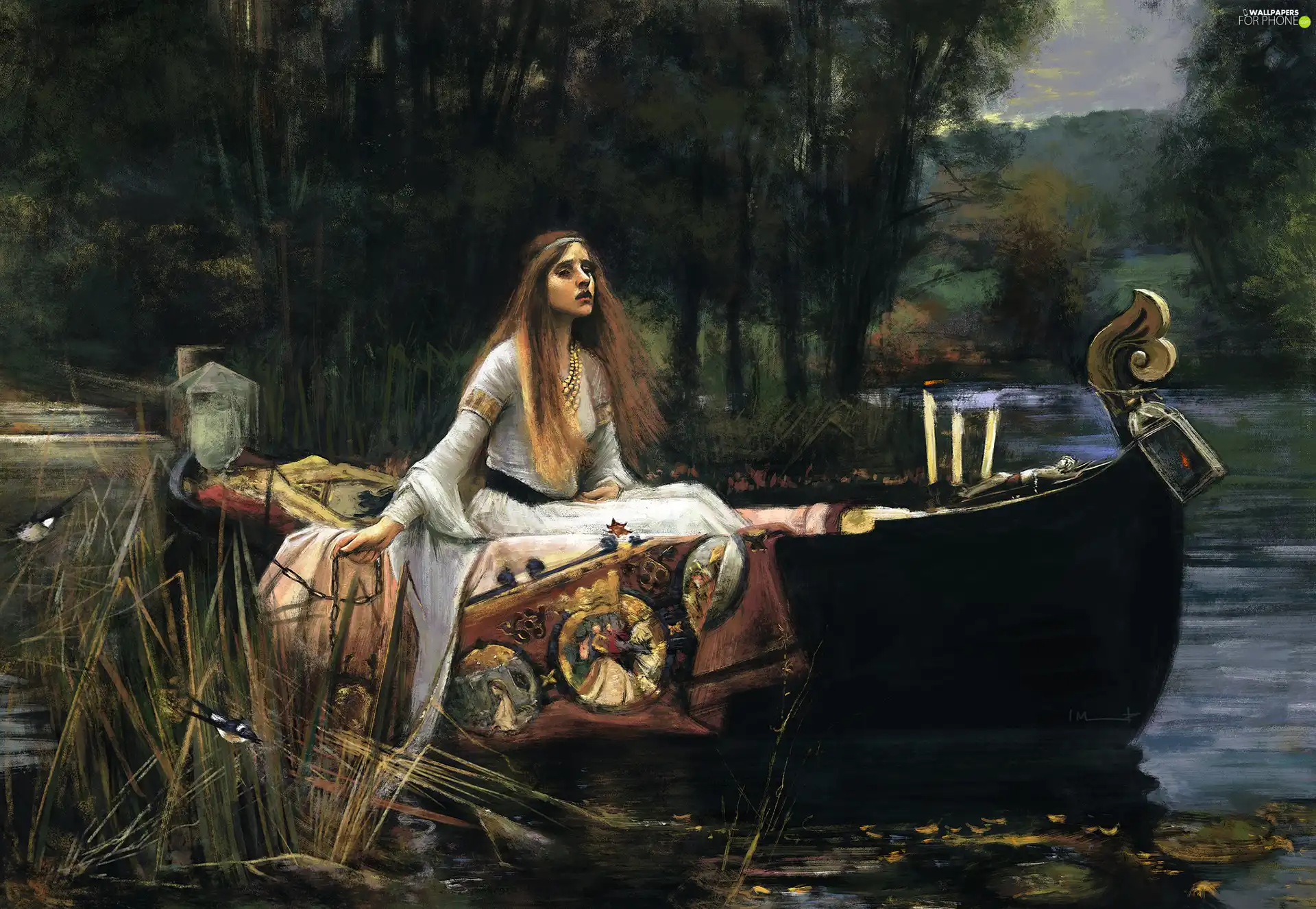 dame, Boat, image, Isabella Morawetz, reproductions