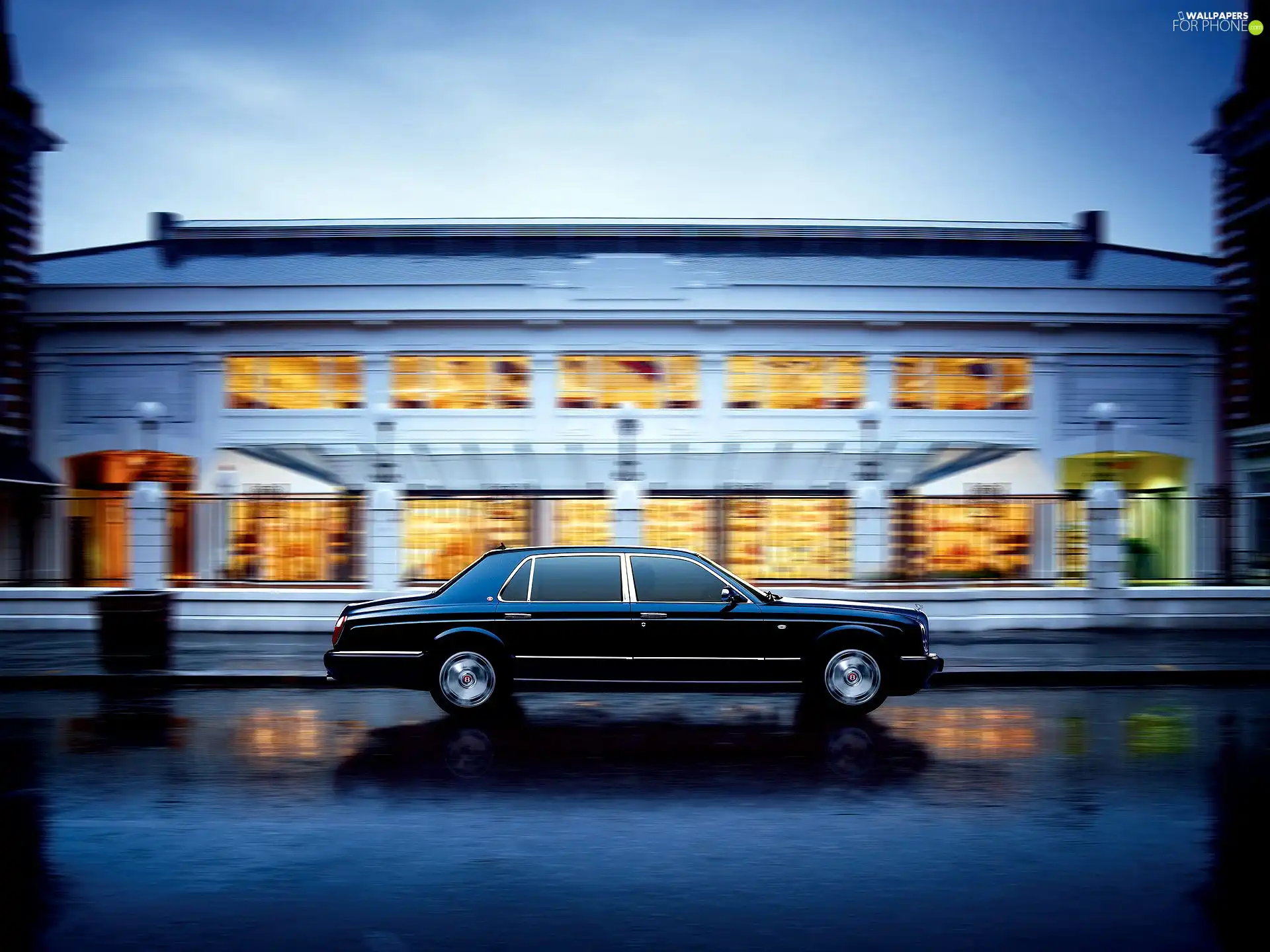 windows, Bentley Arnage, dark