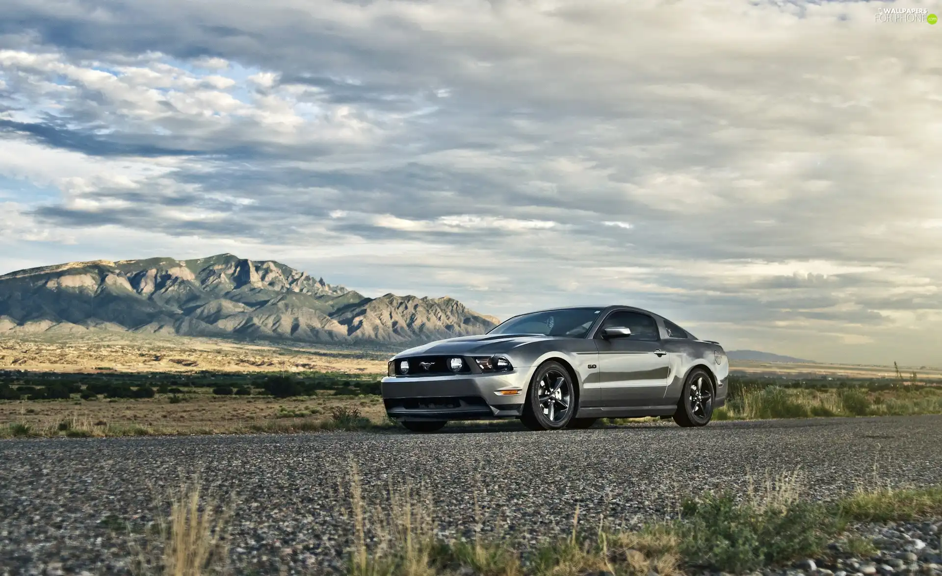 Ford, Way, Desert, Mustang