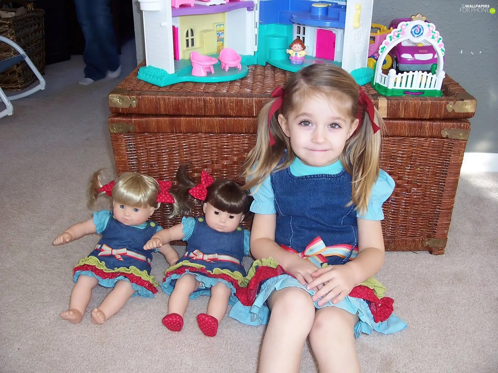 ponytail, girl, dolls, dresses, toys, Smile