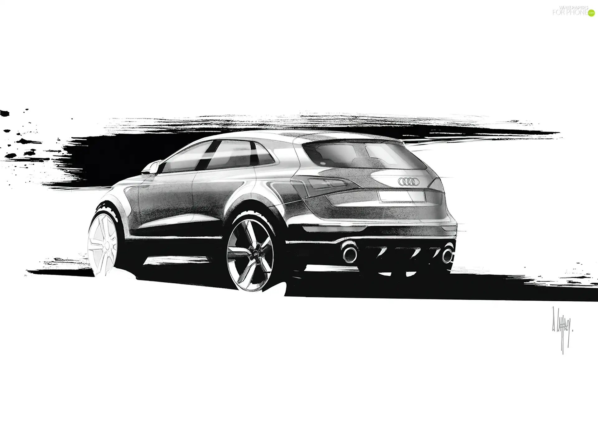 Project, Audi Q5, Drawing