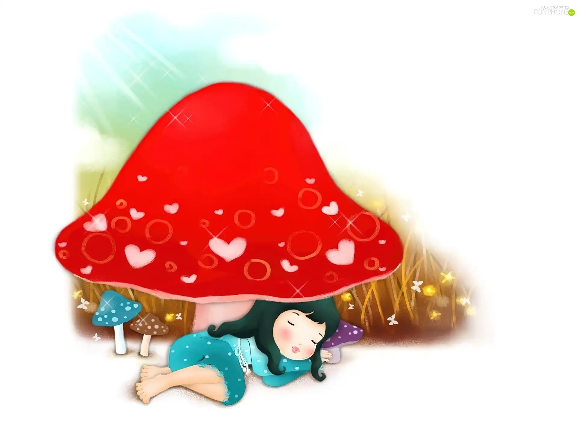 dream, Kid, mushrooms