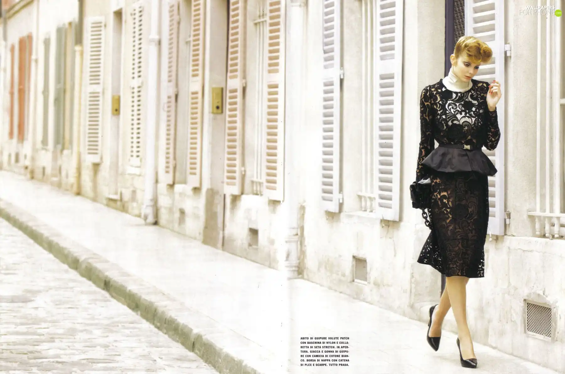 Eniko Mihalik, black, dress, model