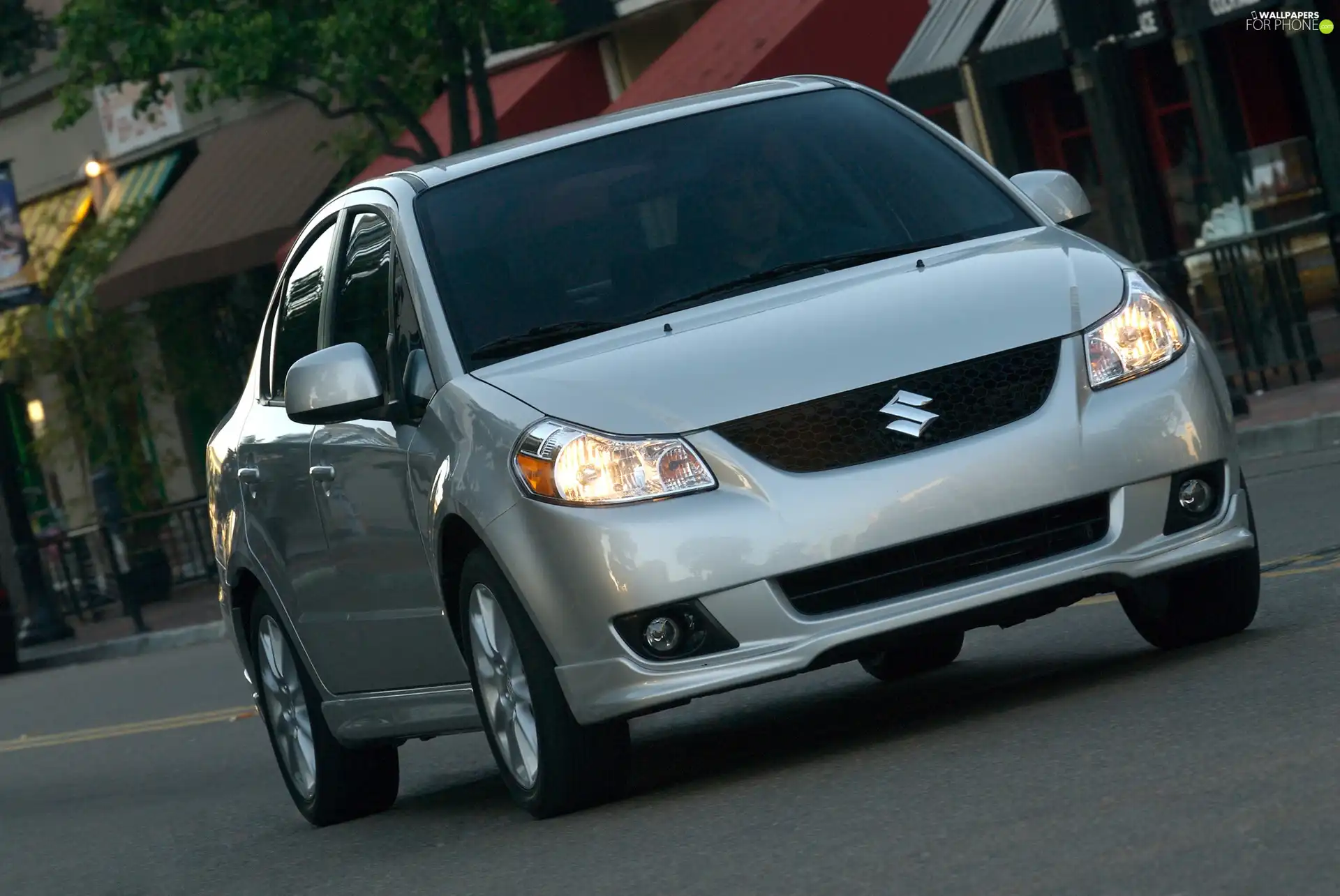 Suzuki SX4, Glass, driver, Front