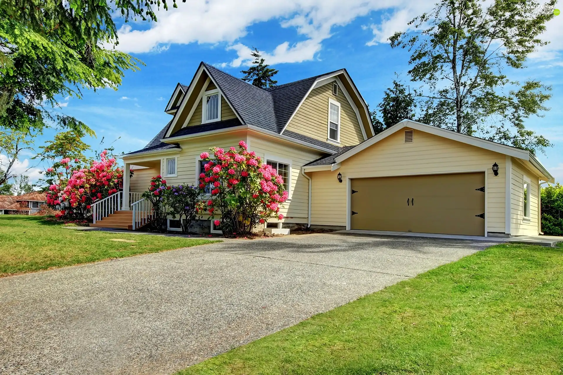 Project, garage, driveway, Big House