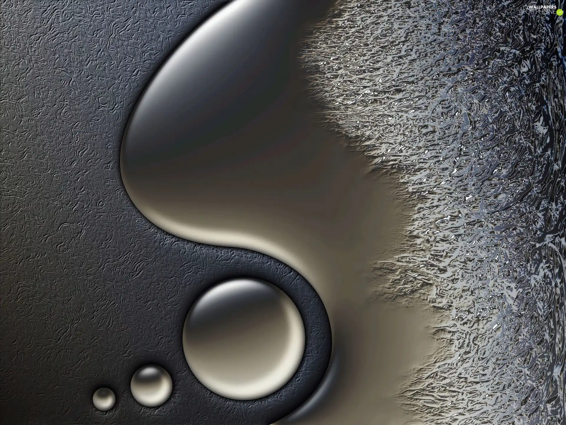 water, drops