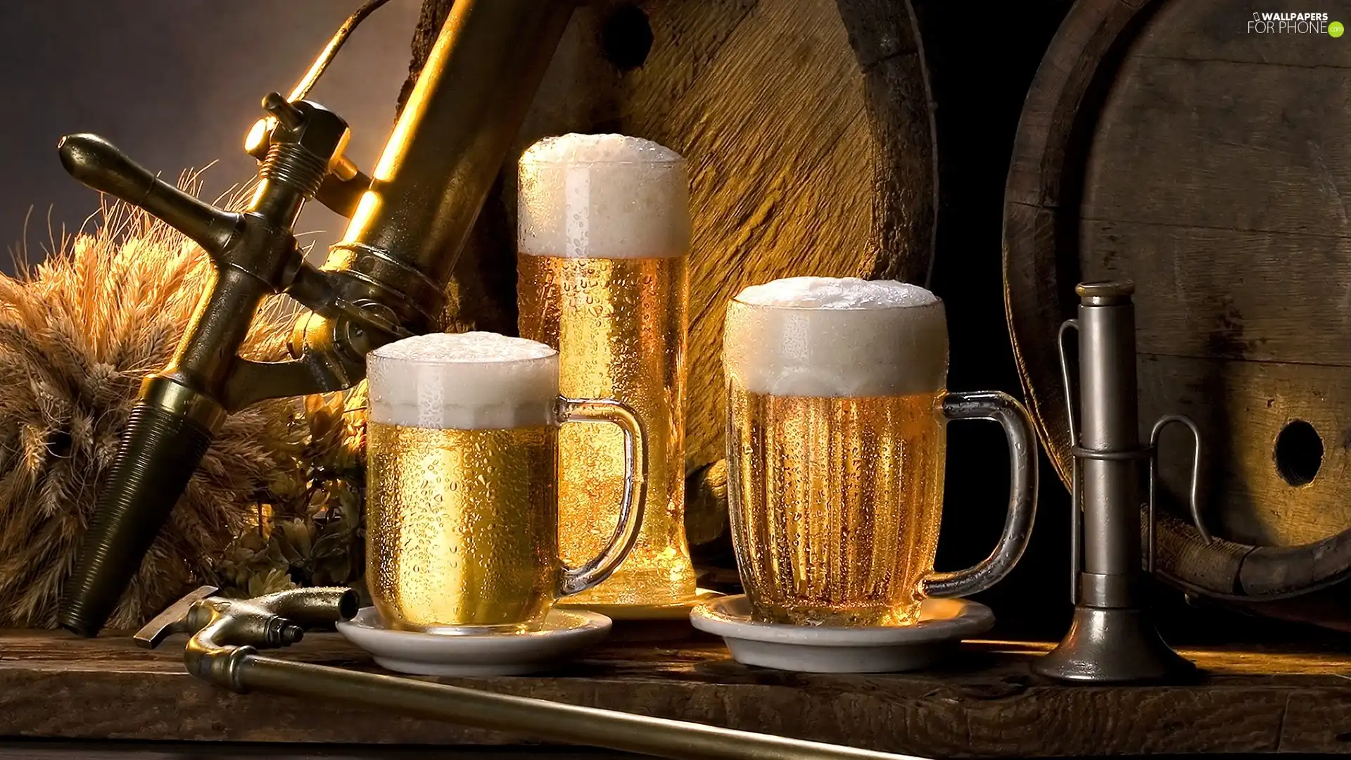drums, Beer, Mugs