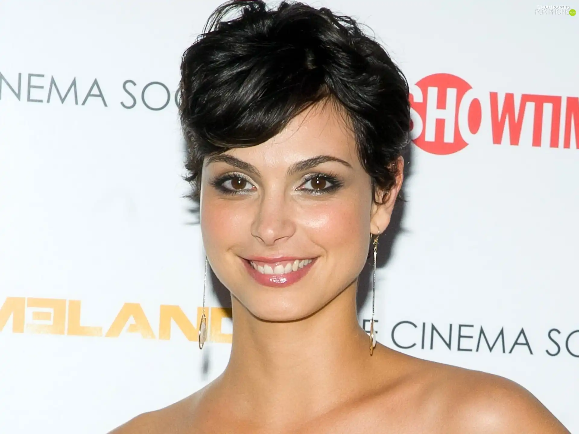 Morena Baccarin, Smile, ear-ring, face