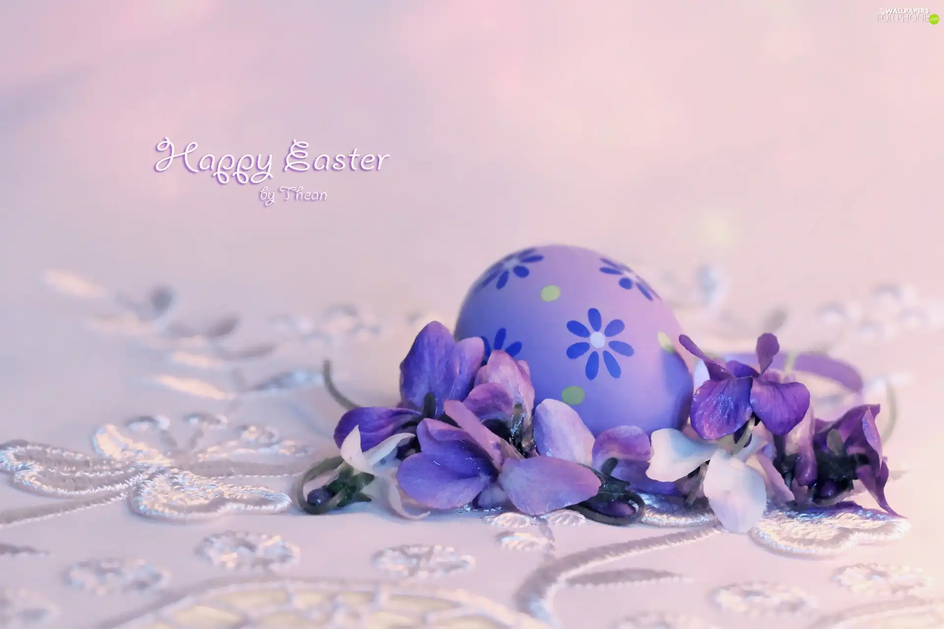 egg, christmas, Easter, Violets