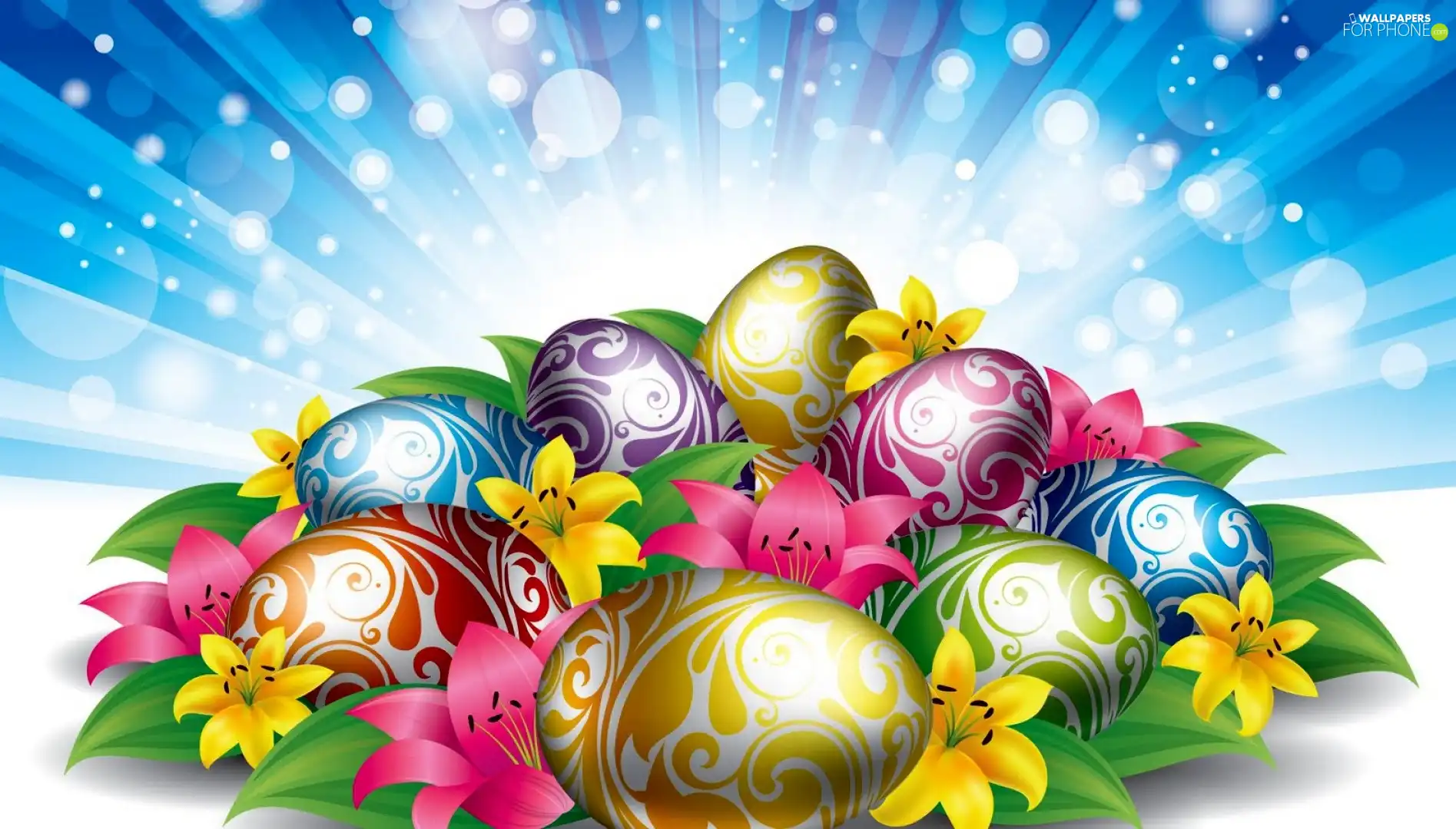 eggs, decor, color, eggs, Easter