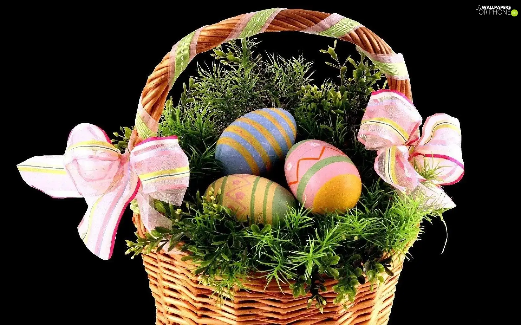 eggs, basket, easter