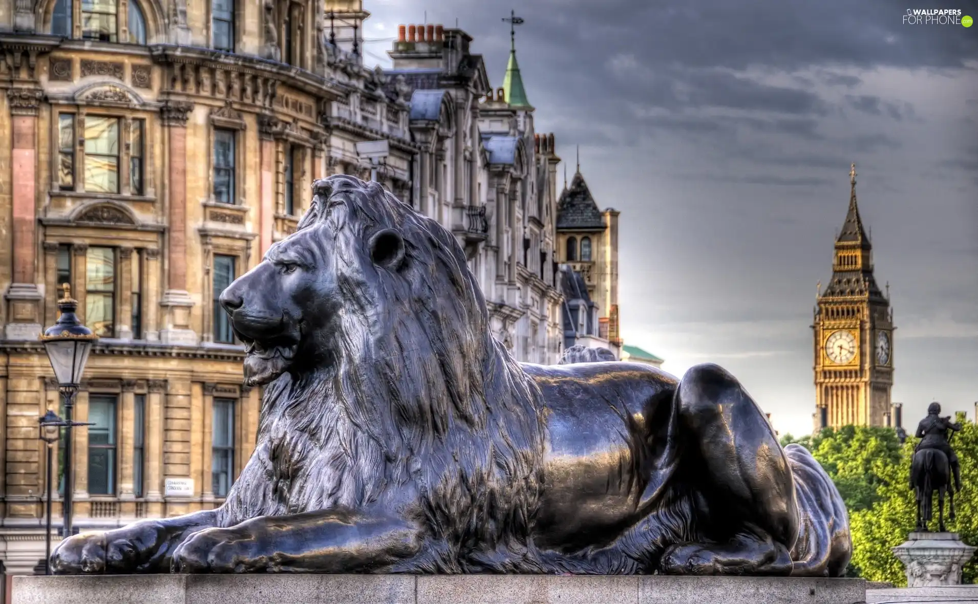 house, London, England, Lion