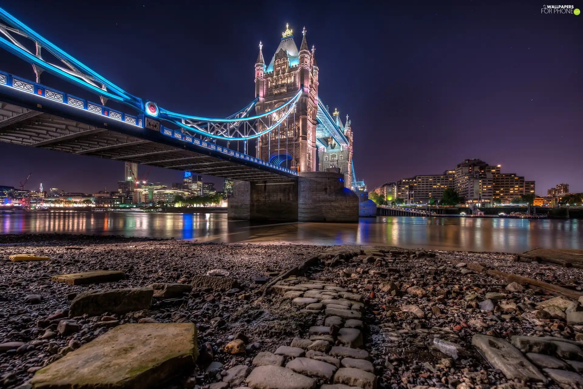 bridge, London, England, Tower Bridge