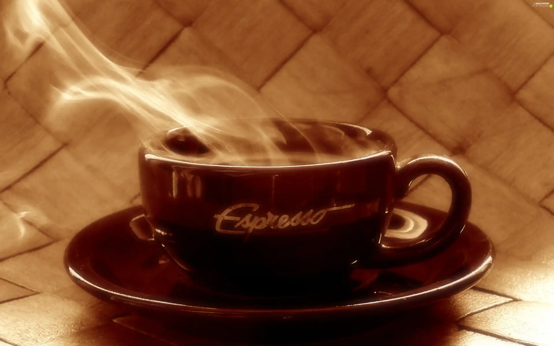 Espresso, Steaming, cup