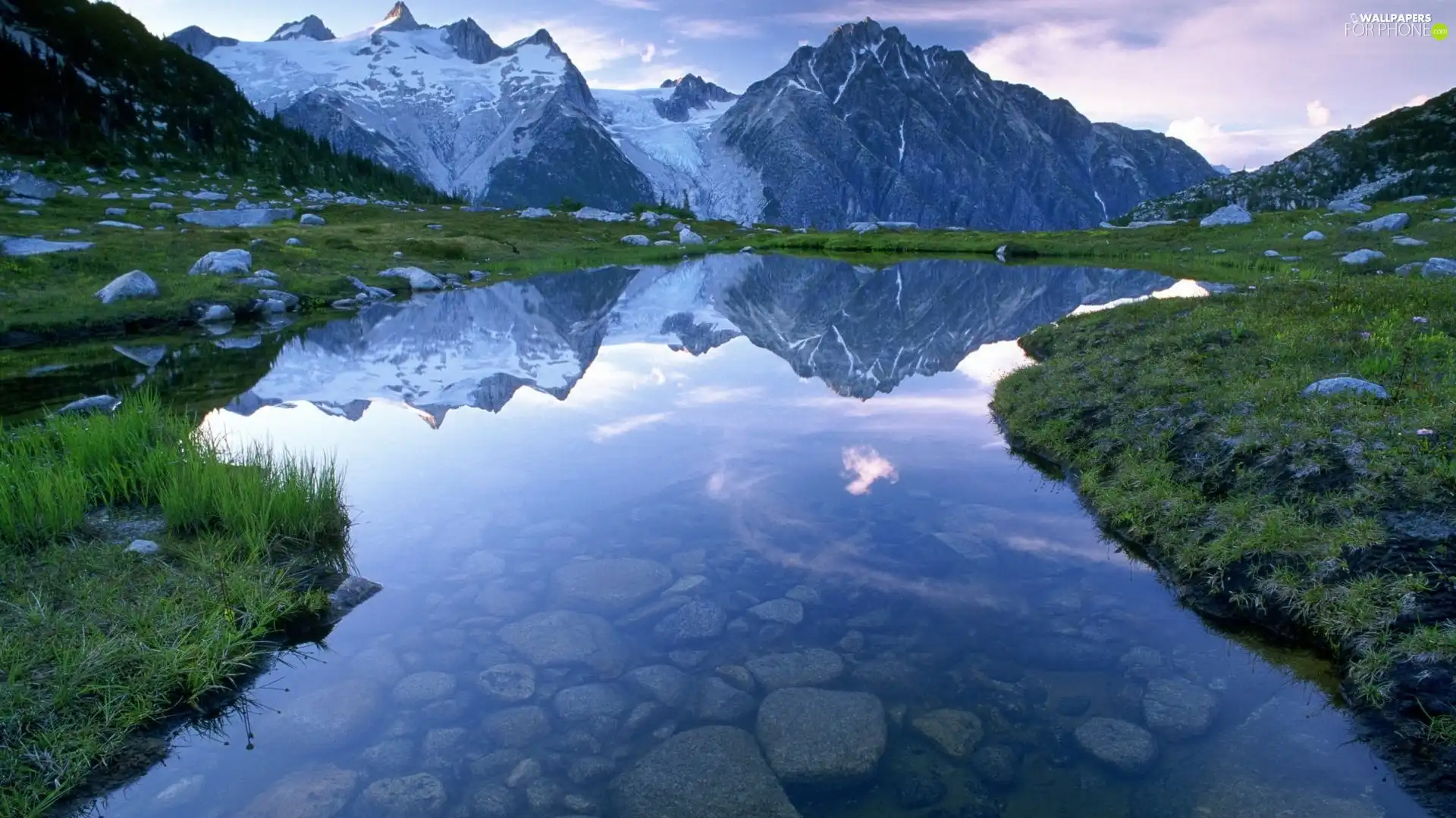 Europe, River, Alps