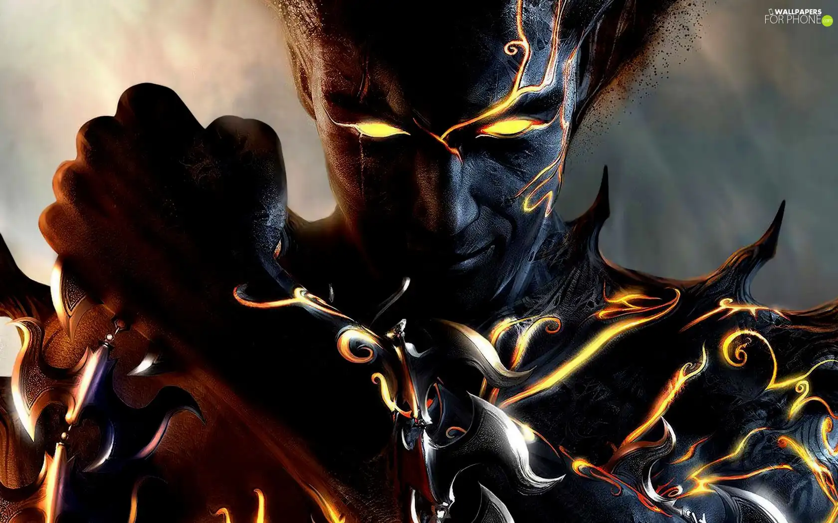 a man, Fire, Extras, fantasy