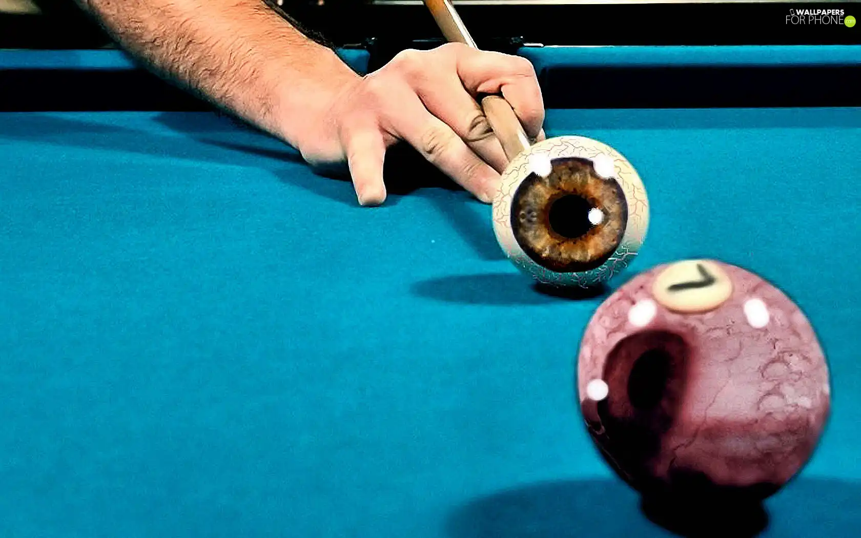 eye, Orb, billiard