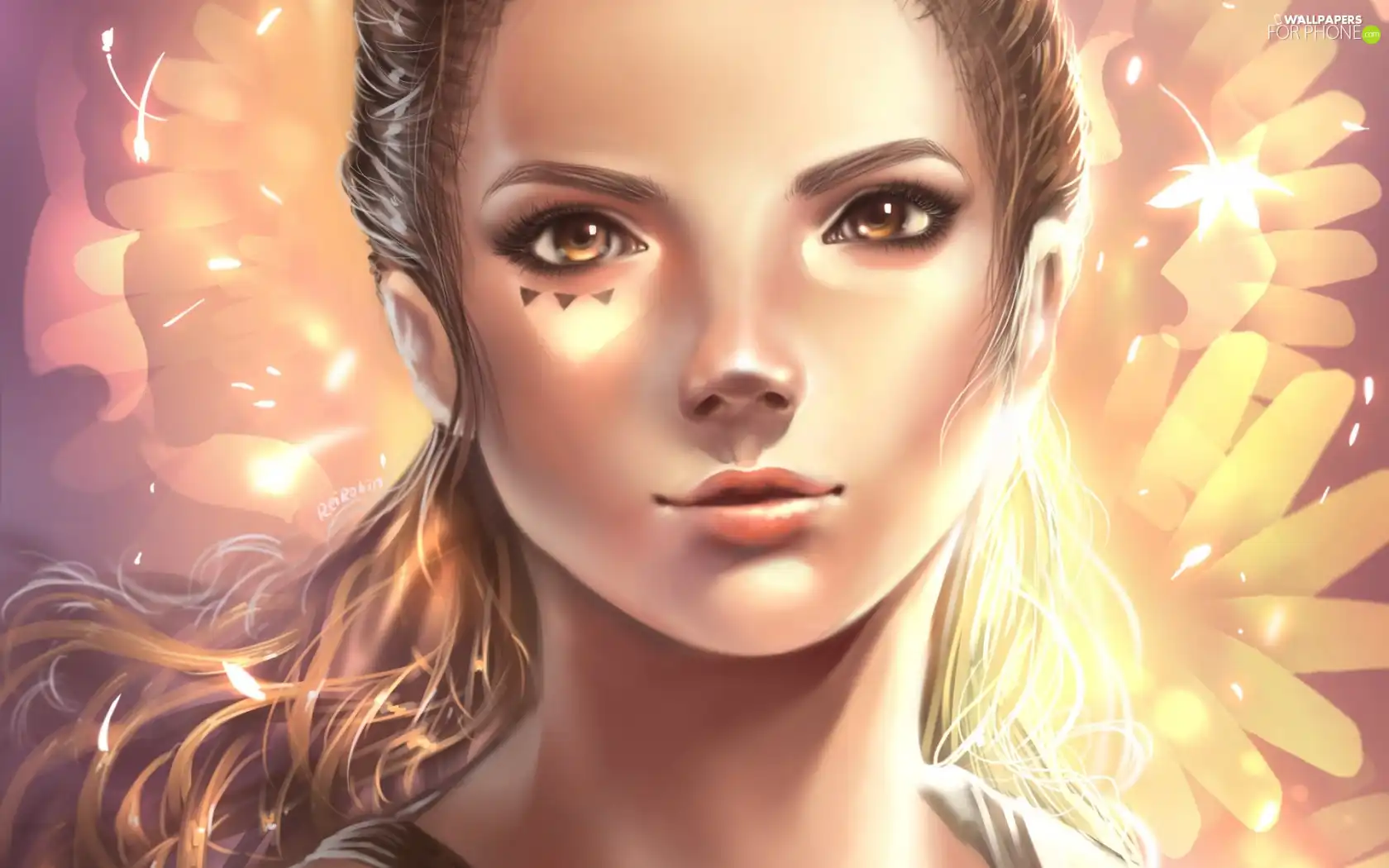 Eyes, Women, Brown