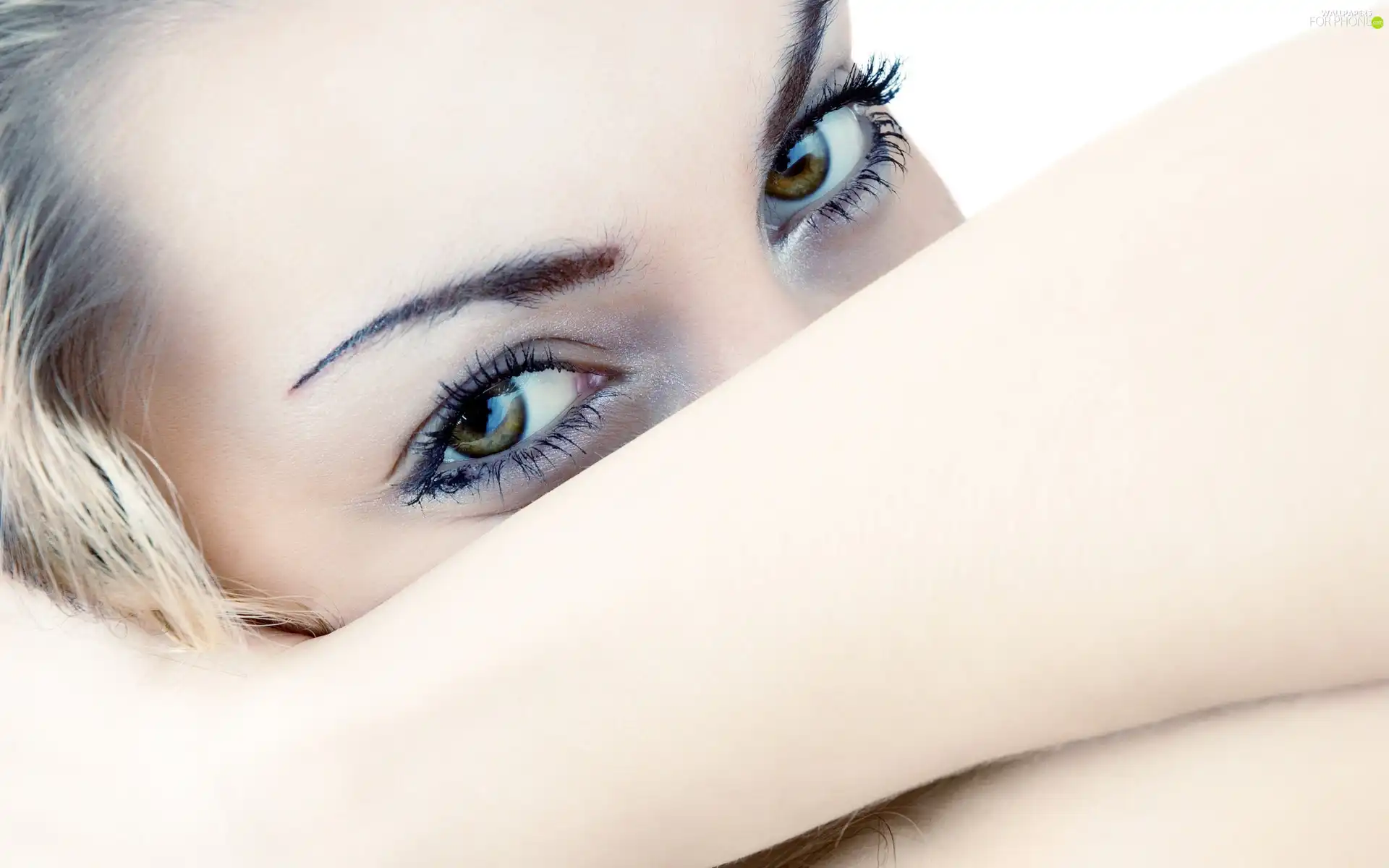 Women, Brown, Eyes, hand