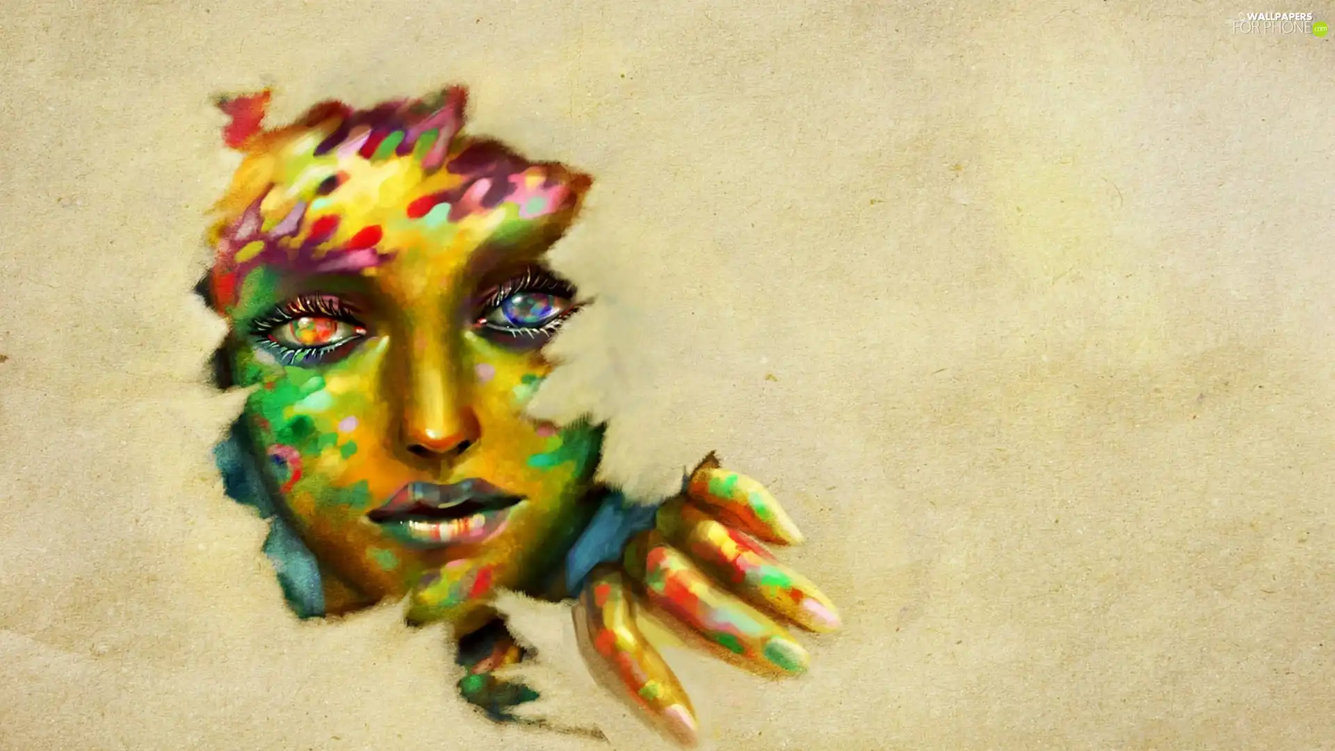 fantasy, face, Womens