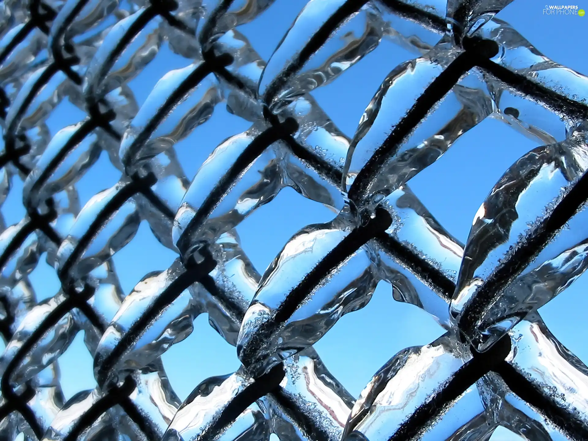 icy, fence