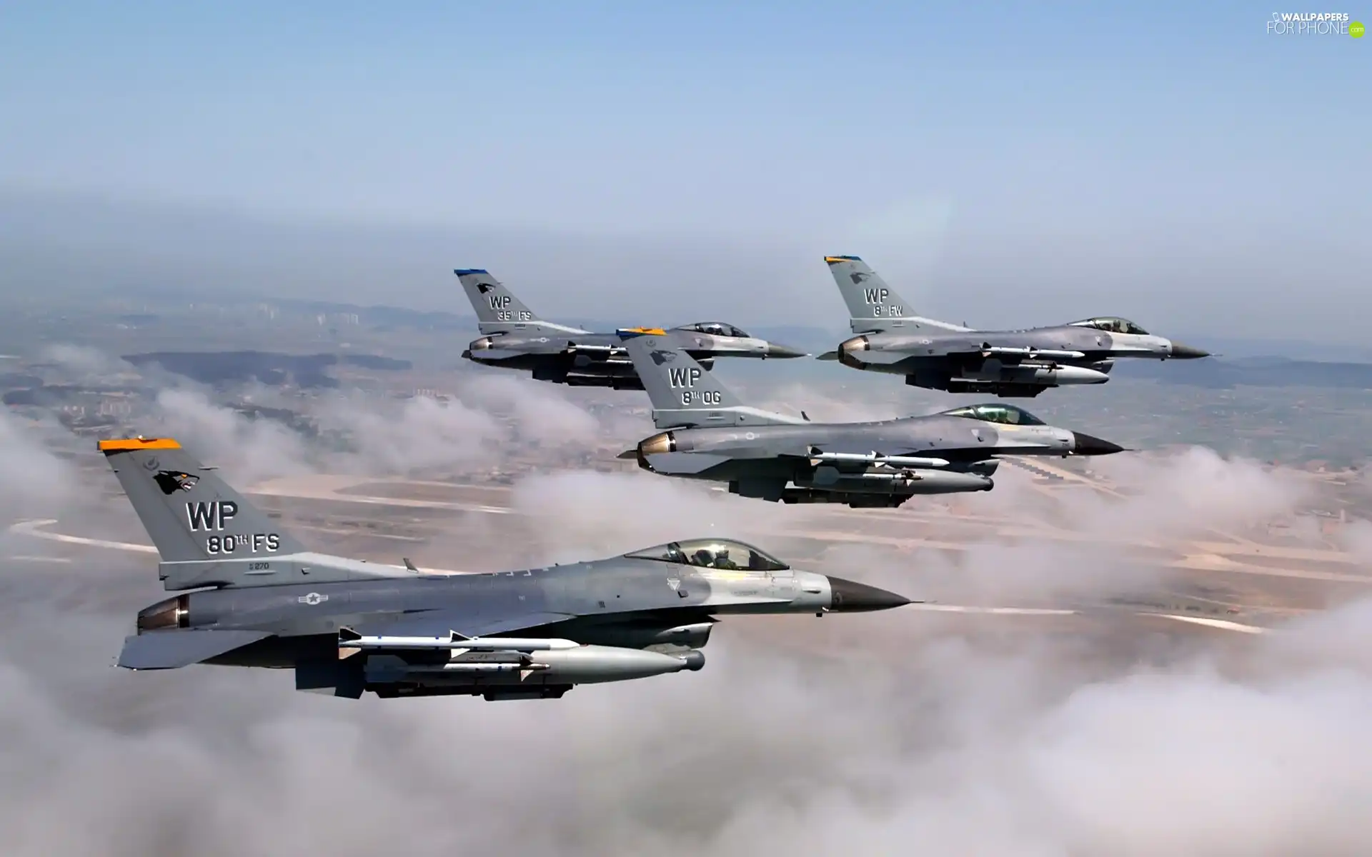 F-16, squadron, fighter