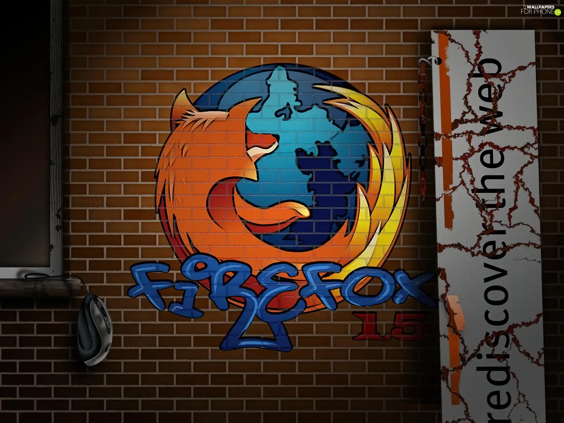 FireFox, Graffiti, wall