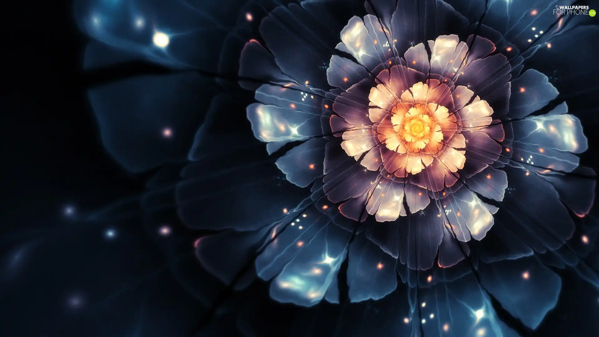 Flower, graphics, Computer