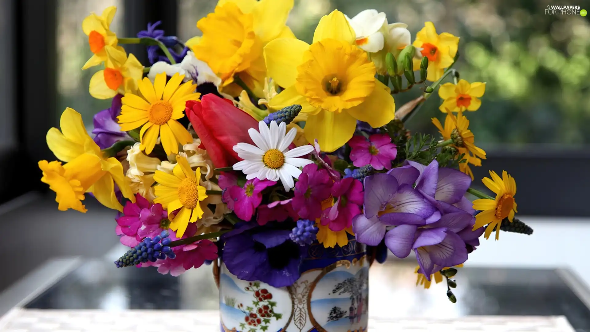 flowers, bouquet, Colorful