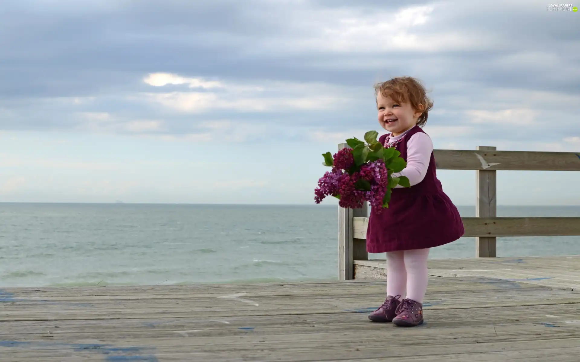 Flowers, small, girl