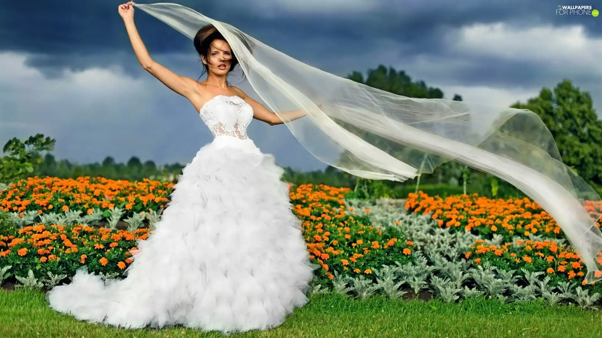 Isabella Matias, wedding, Flowers, Dress
