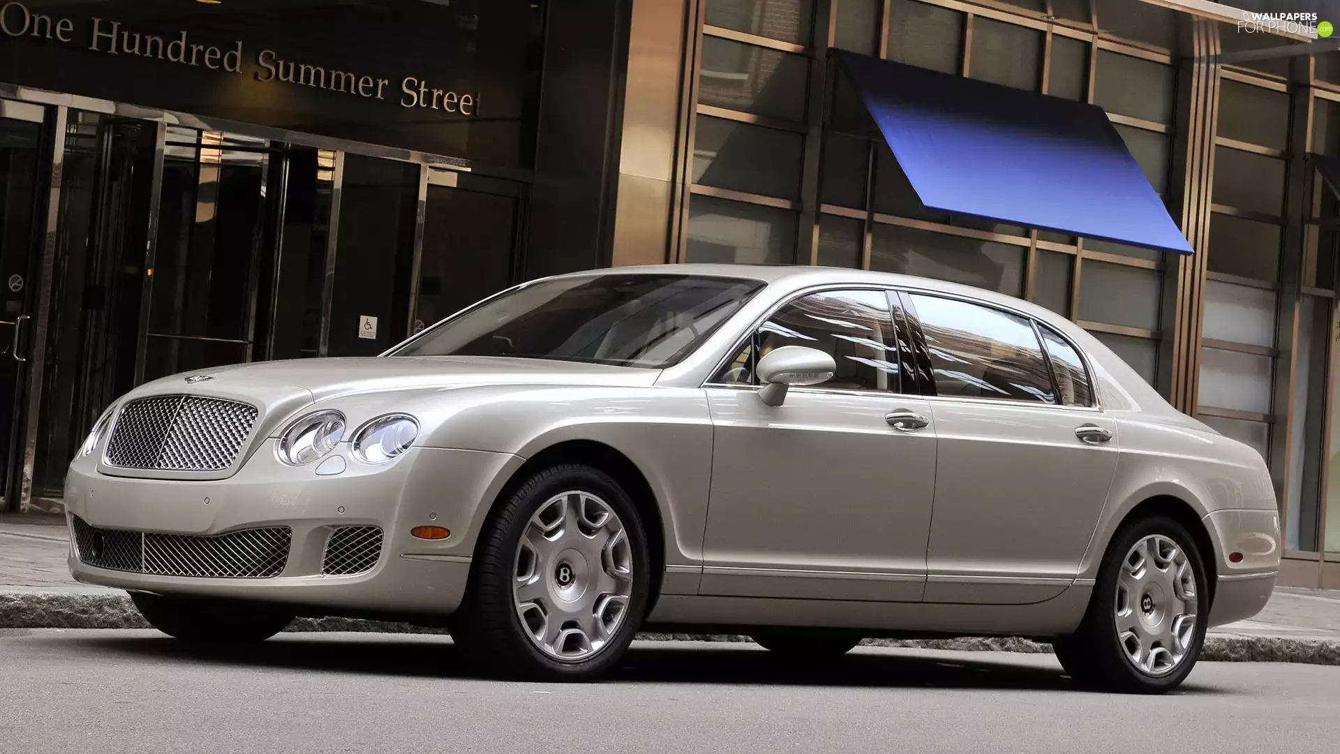 side, Bentley Continental Flying Spur, Front