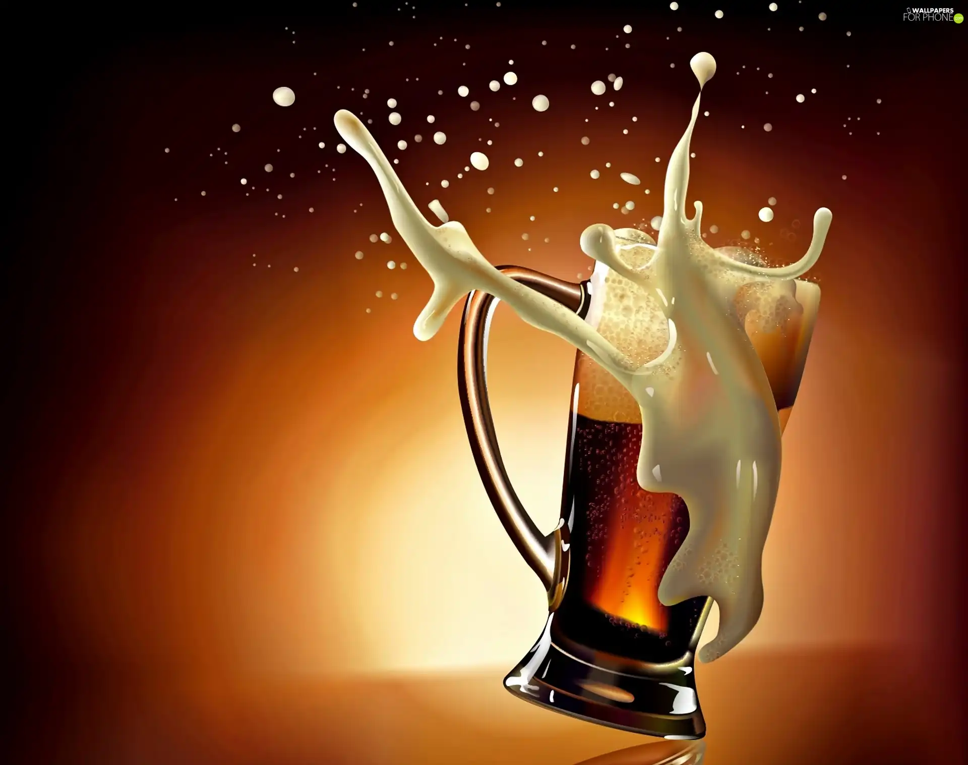 Foam, mug, beer