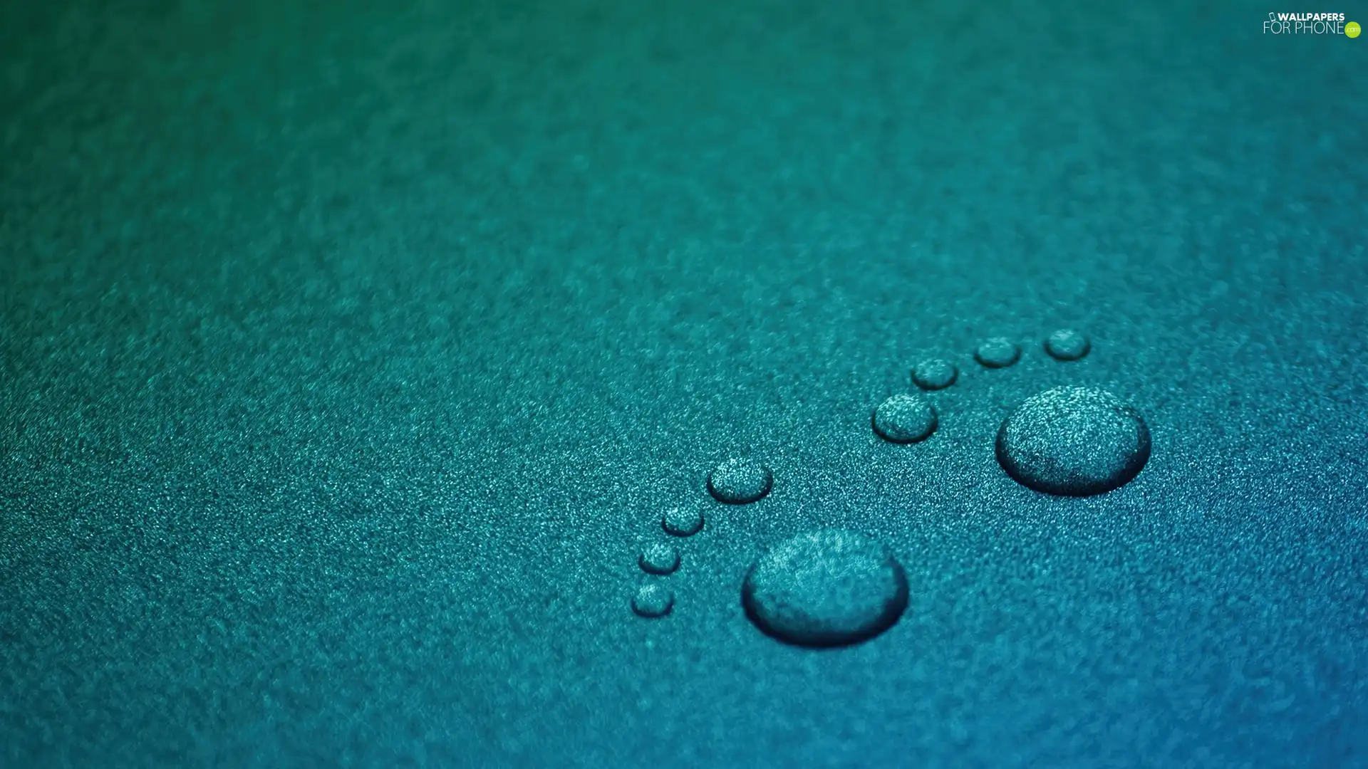 Foot, drops, water