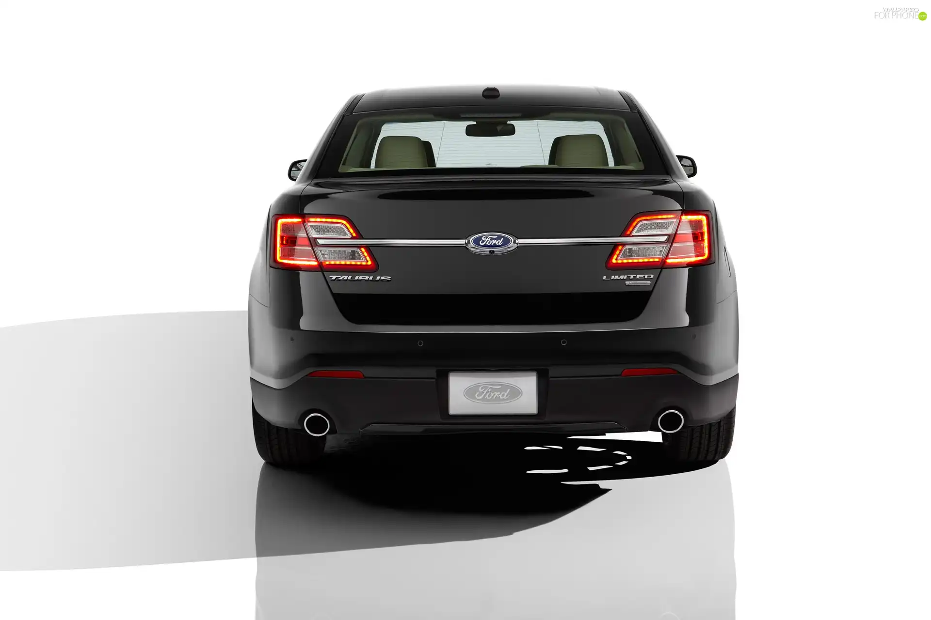 Back, Black, Ford Taurus