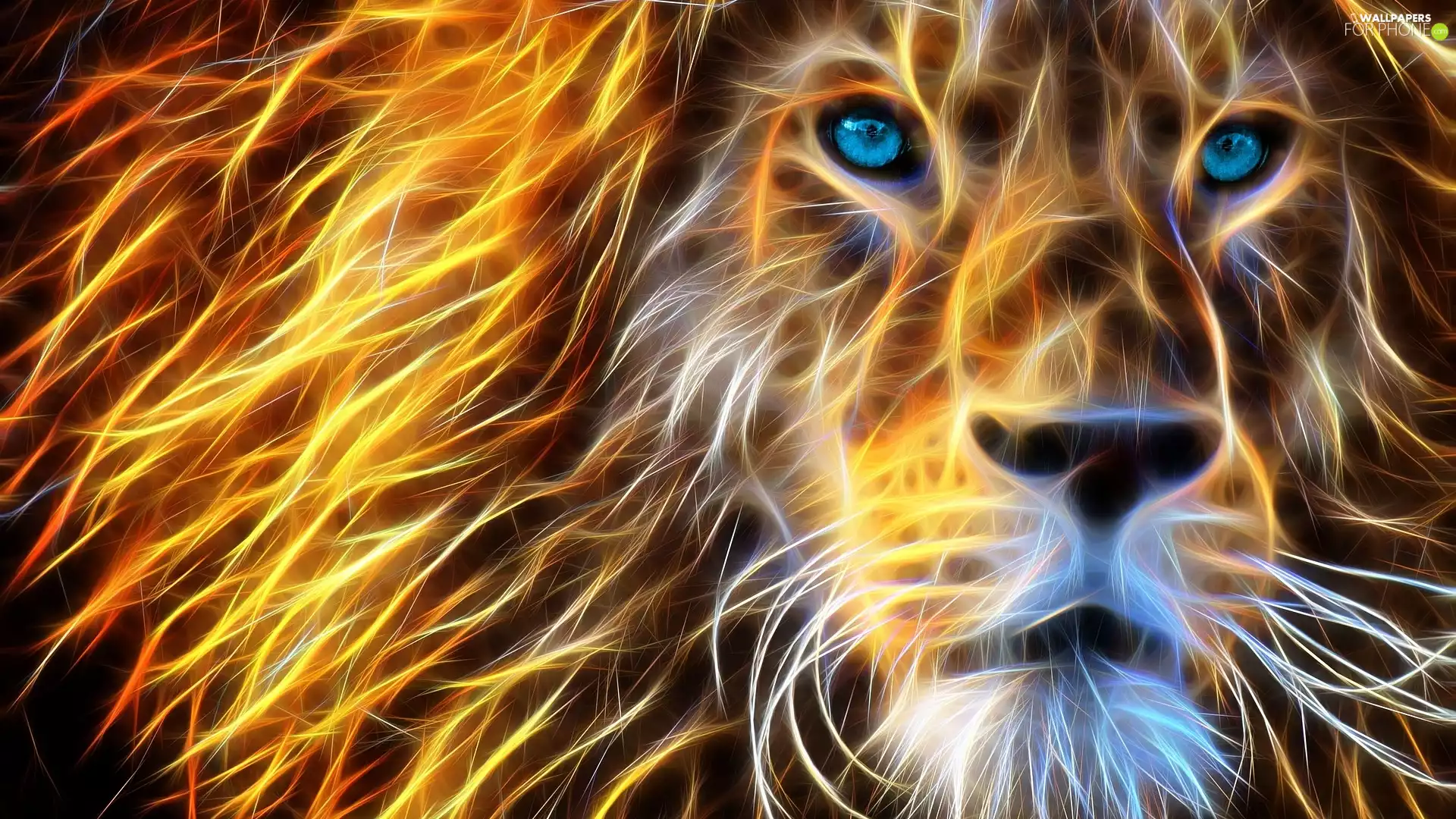 Fractalius, Lion, graphics